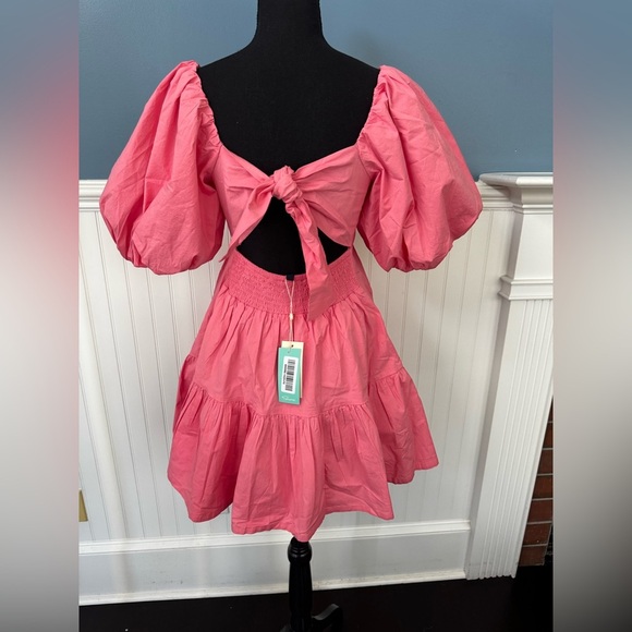 NWT Shore Davina Pink Bubble Mini Dress ~ Small ~ 💖 - Picture 4 of 10